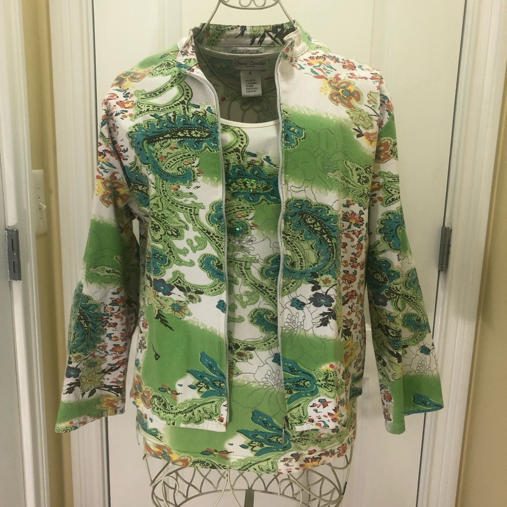 Great Cavalier by St. Paul SIZE XL 2-piece tank + jacket set